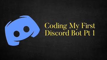 Coding My first discord bot.
