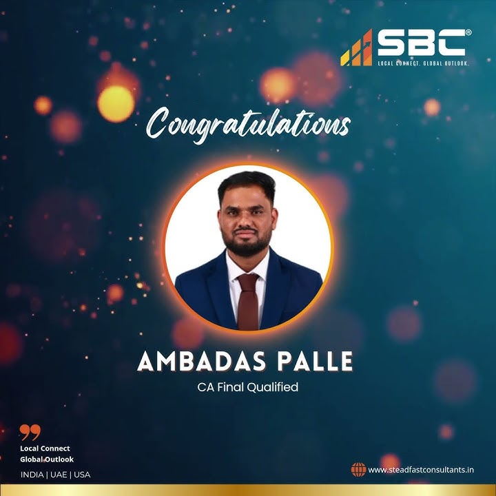 SBC Interns Conquer May 2025 CA Results | Celebrating New Chartered Accountants!