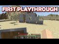 Minecraft first playthrough!! [Minecraft Survival ZXMany Livestream]