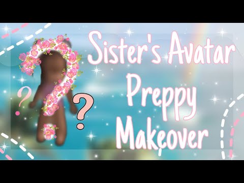 I gave my Sisters Roblox Avatar a PREPPY/BEACHY MAKEOVER ...