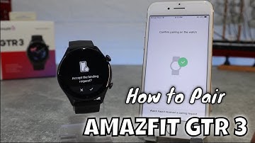 How to pair Amazft GTR 3 to iPhone with Amazfit iOS app Zepp OS