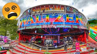 The FASTEST Waltzer Ride, Rain  and Closed Fairs... London on Coronation  Day  Turnham Green