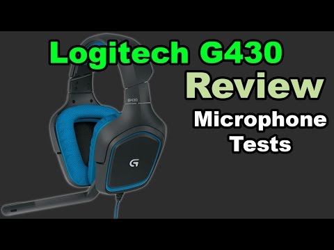 Logitech G430 Gaming Headset Review and Microphone Test