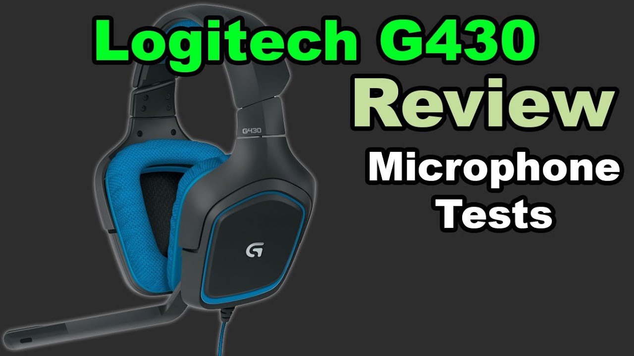 G430 Gaming Headset Review and Microphone Test - YouTube