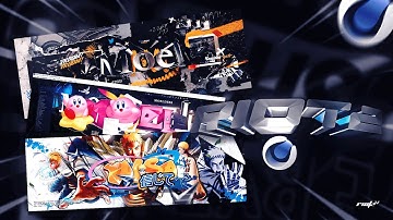 How to Make 3D *CHROME* Text in Cinema4D (EASY!!) - Tutorial by RiotzFi / SPEEDART