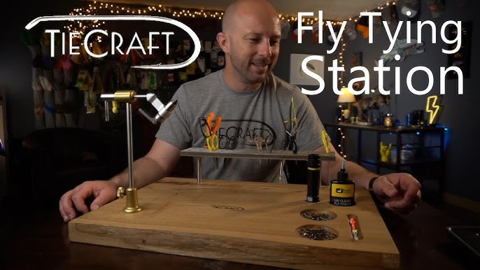 Portable Fly Tying Station - DIY Compact Station for Tying and