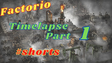 Timelapse Pt1: 10 Hours Bus Build- Factorio Vanilla Multiplayer #shorts