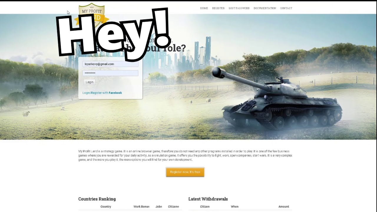 THE MOST FUN BROWSER GAME IN WHICH YOU'RE MAKING REAL MONEY - My Profit Lands - MO' EZ Money