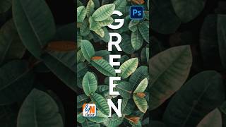 Layer Mask with text in photoshop #shorts  #photoshopcafe #photoshop #photoshoptraining