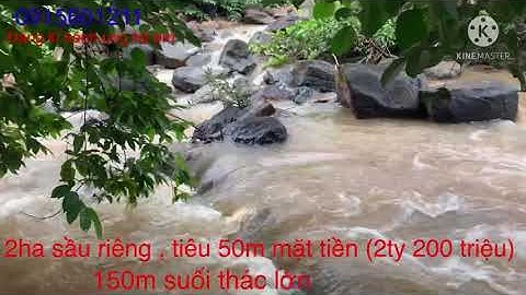 (Đã bán )Đất nghỉ dưỡng suối thác lớn trung tâm chỉ 1 tỷ 100 triệu đất rẽ đăk nông