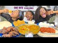 FUFU & EGUSI SOUP, RICE & STEW, BEEF MEAT, YAM & SILVIA’S SAUCE, | ONE BITE CHALLENGE *Extreme 😱