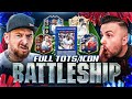 ER SPIELT YUGIOH TOTS GÖTTERKARTE 💀🤦‍♂️ FULL TOTS/ICON BATTLESHIP WAGER FIFA 23 vs @GamerBrother