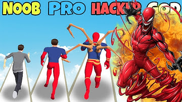 NOOB vs PRO vs HACKER vs GOD in Hero Verse