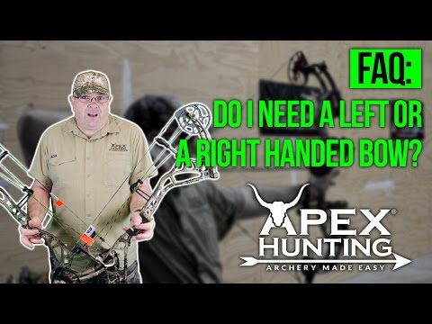 FAQ: Do I need a Left or Right handed bow?