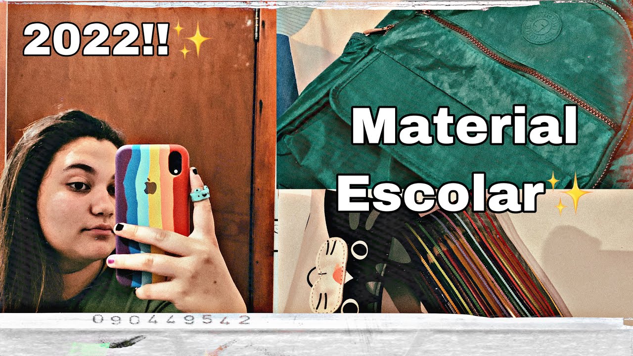 Meu material escolar 2022!!