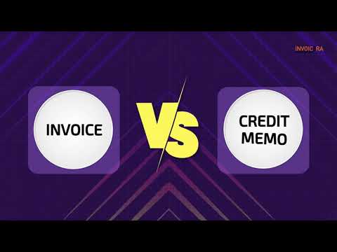 Difference between Invoice And Credit Memo | Invoice VS Credit Memo