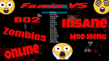 © Vibes Virus MoDz ® ™ Black Ops II Zombies Fenix V5 Mod Menu! ONLINE!