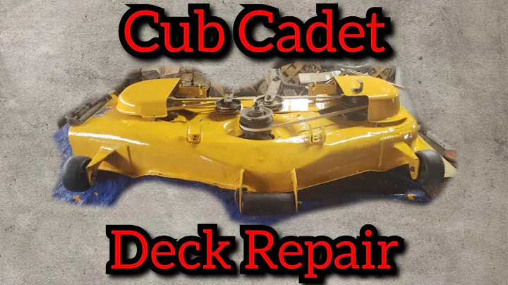 Cub Cadet Zero turn 50" deck repair