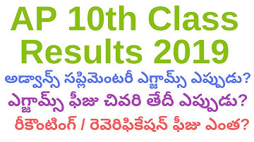 AP SSC Results 2019 | AP 10th Class Result 2019