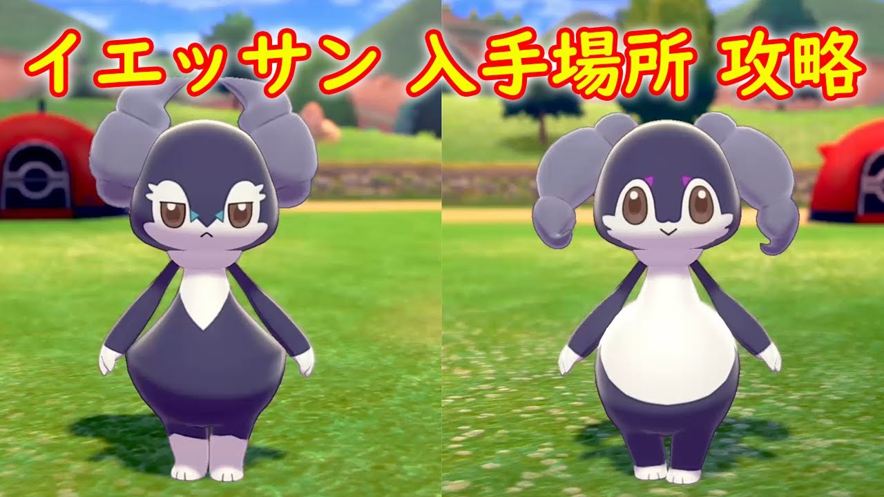 イエッサン 入手場所 攻略 ポケモン ソード シールド ポケモン剣盾 Youtube