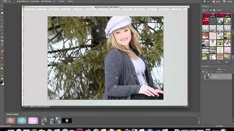 Editing with Photoshop Elements ~ Sharon in the Snow.mp4