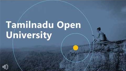 Tamilnadu Open University