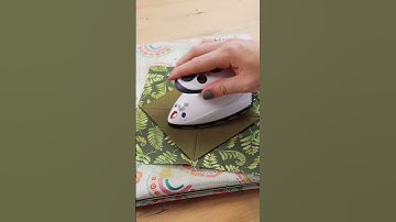 Let’s sew a cathedral window quilt block 🪡 all 5” squares #sewingtutorial  #quiltblock