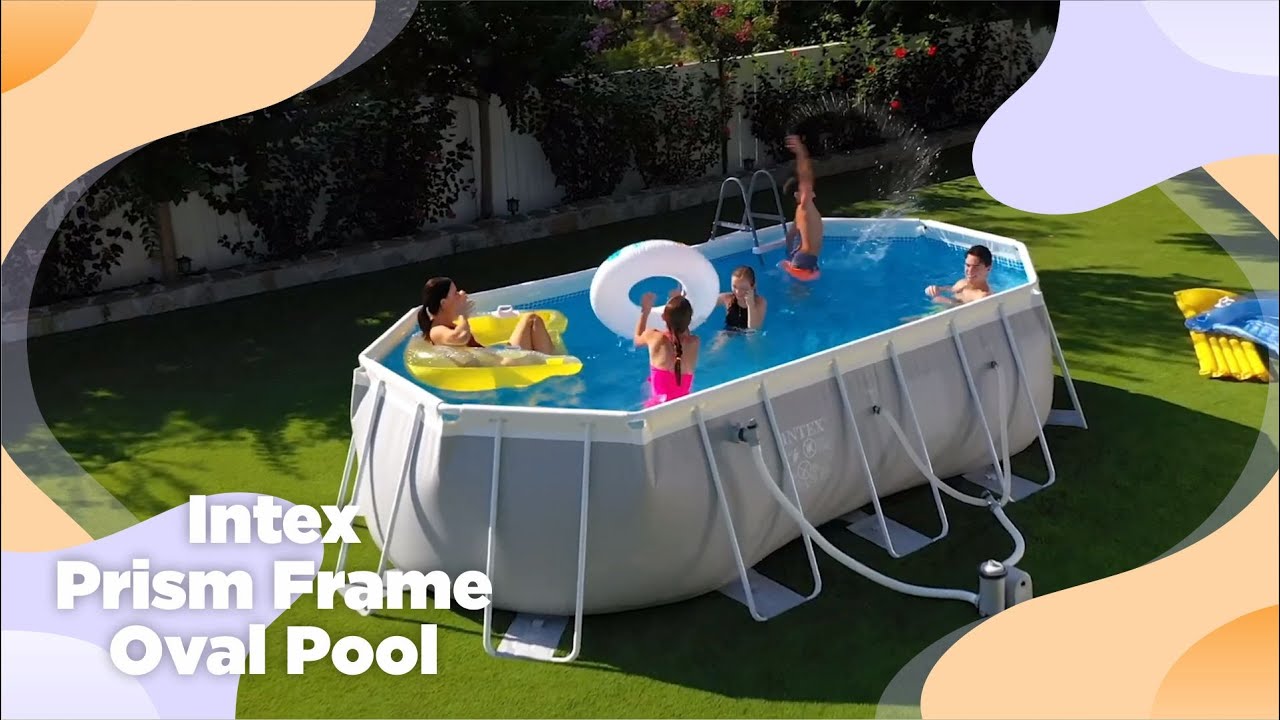 Intex Frame Oval Pool Set Intex Indonesia -