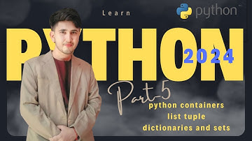 Python Crash Course: Part 5 | What Is a Container in Python | By Gaurav Tripathi