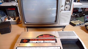 Texas Instruments TI-99/4A - Test #1...