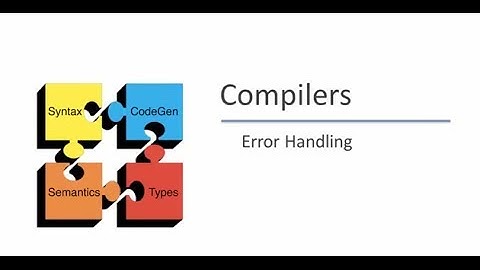 Top-Down Parsing | Error Handling