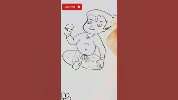 How To Draw Chhota Bheem || Chhota  Bheem Drawing || #chhotabheem #drawing #tutorial