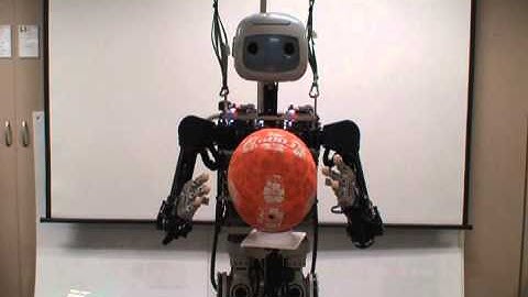 Humanoid Robot Mahru Object Grasping