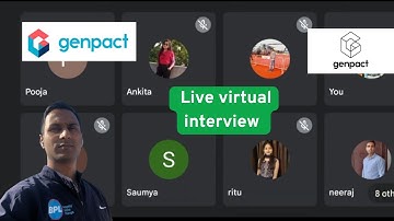 Genpact interview Live #interview