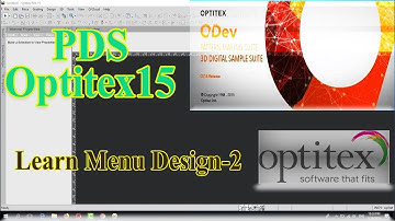 Learn Optitex:How to use function in Menu Design PDS Optitex#2