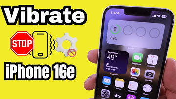 How to Turn off Vibration on iPhone 16e | Disable Vibration Completely