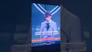 Denver broncos draft pick very disappointed #denverbroncos #drafts #nfl #shorts #subscribe