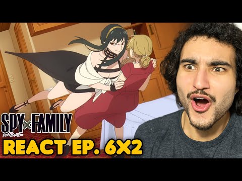 YOR MITOU MUITO! O ANIME FICOU PESADÃO!!! React Spy x Family EP. 6  Temporada 2 