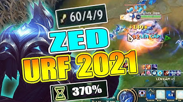 KỈ LỤC ZED HỐT 60 KILL TẠI CHẾ ĐỘ AR URF 2021