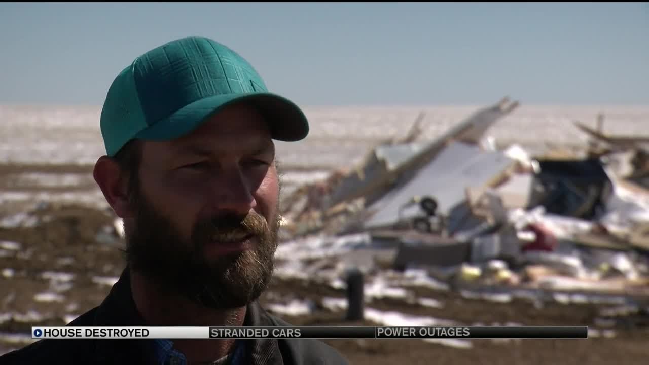 Blizzard Flattens Home In Eastern El Paso County Youtube