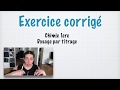 Exercice corrigé titrage