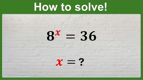 China | A nice exponential equation | Can you solve this? | Math Olympiad