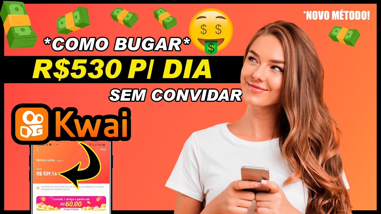 Como convidar amigos para o Kwai e ganhar dinheiro