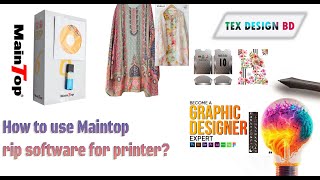 How to use Maintop rip software for printer?