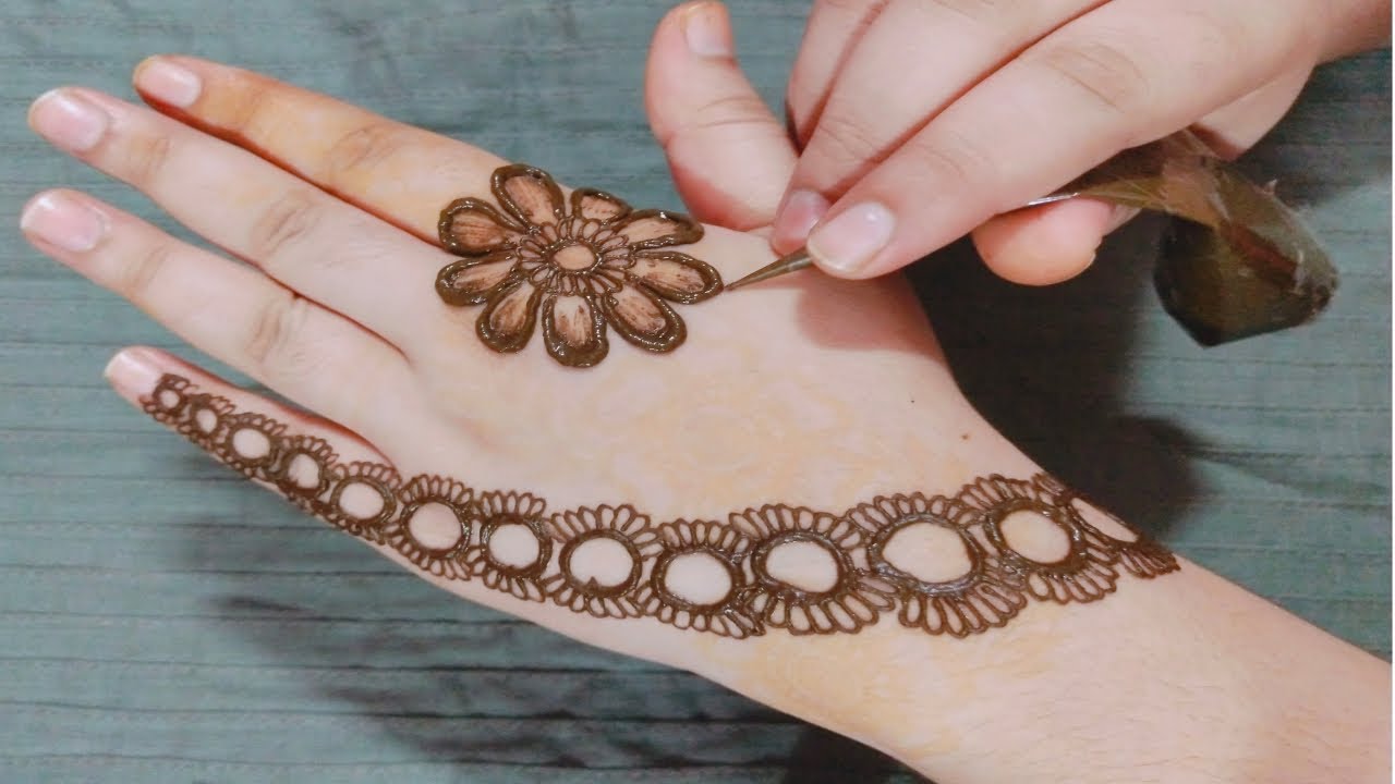 Eid Special Mehndi Design Back Hand | New Simple Mehndi Design for ...