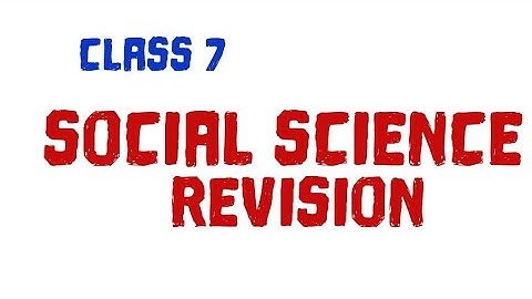 Class 7 Social Science Second Terminal Examination | Xmas Exam Question Answers Kite Victers Std 7