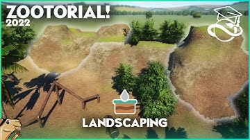 Zootorial 2022 #02 - Landscaping & Terrain - Interactive Planet Zoo Tutorial (2/7)