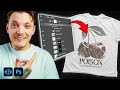 How To Design T-Shirts For Screen Printing! Best Method!