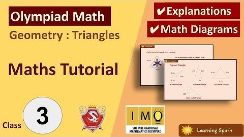 Triangles - Geometry | Maths Tutorial for Class 3 | SOF IMO | SilverZone | CBSE | ICSE