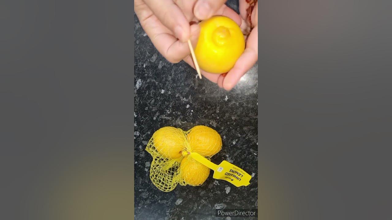 How to get lemon juice without cutting lemon . YouTube